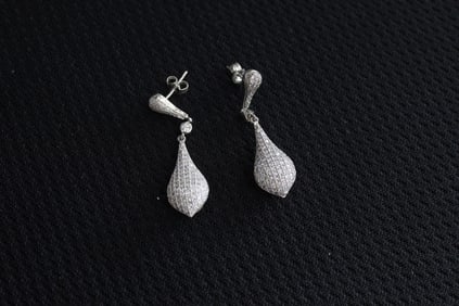 Pair of Silver Earring Set