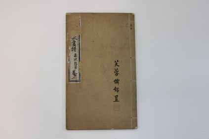Qing Guanxu Period Chinese Ink Landscape Book