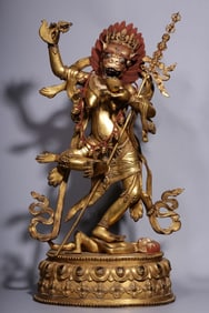 Chinese Gilt Bronze Buddha Statue
