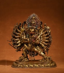 Chinese Gilt Bronze Buddha Statue