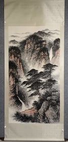 Chinese Ink Color Landscape Painting ,Signed