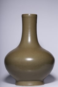 Chinese Green Glazed Porcelain Vase,Mark