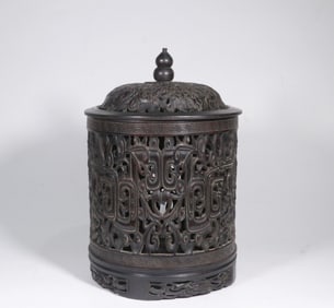 Chinese Zitan Wood Carved Perfumer