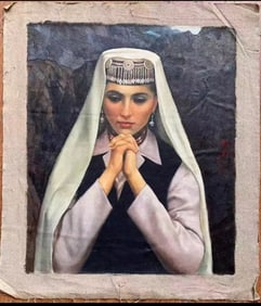 Realist-style Oil Painting on Canvas