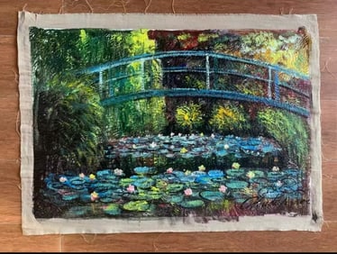 Impressionist style Oil on Canvas,Signed