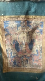 Antique Chinese Tibetan Thangka
