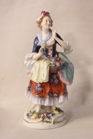 Beautiful Hand-painted Porcelain Figurine