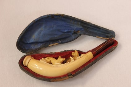 Antique European Meerschaum Tobacco Pipe