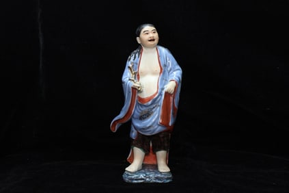 Chinese Famille Rose Porcelain Figurine