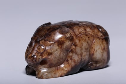 Chinese carved Jade Mythical Beast