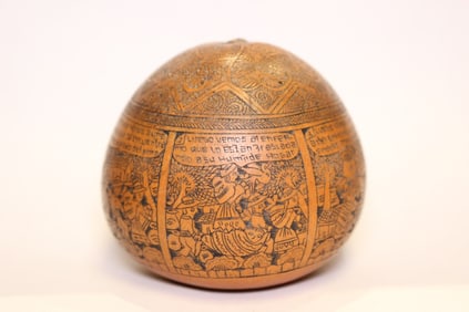 Mate Burilado Decorated Gourd
