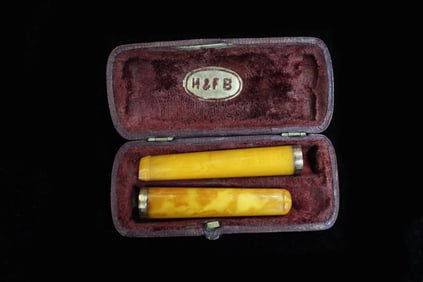 Set of Two Antique Cigar/cigarette Holders