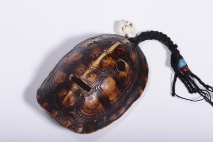 Chinese Mask Crafted from a turtle Shell