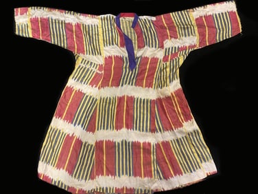 Asian Ikat Chapan or Robe
