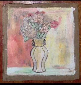 Oil on Canvas,Signed.