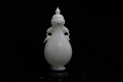 Chinese Jade Carved Bottle