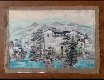 Oil on Canvas,Signed.