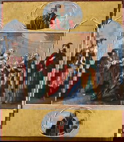 Antiques, Orthodox, Russian icon: PRESENTATION OF