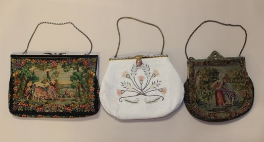 Three Vintage Women Handbags
