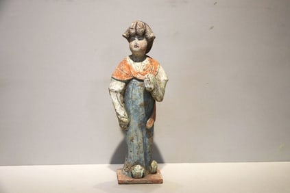 Chinese Terracotta Tomb figure of a court lady