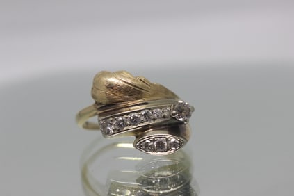 Vintage Diamond Cocktail Ring