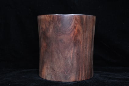 A Huanghuali Wood Brushpot