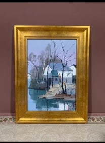 Oil on Canvas, Signed