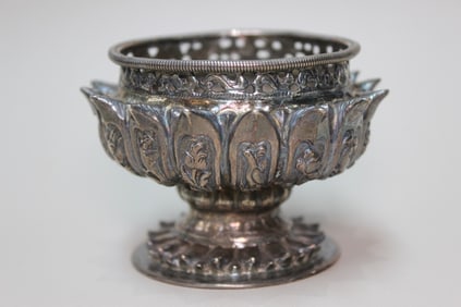 Tibetan Ritual Silver Censer