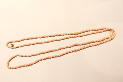 A Coral Beads Necklace