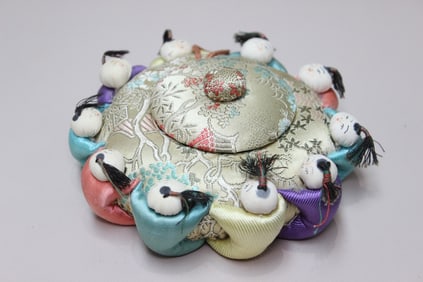 Vintage Chinese Silk Pincushion