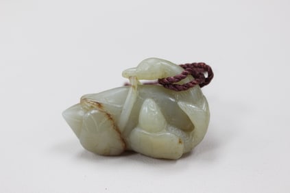Chinese Carved Jade Ornament Toggle