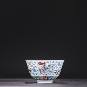 Chinese Doucai Porcelain Bowl,Mark