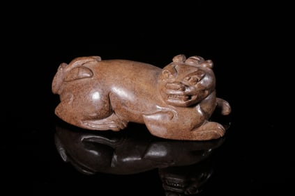 Chinese Jade Carved Mythical Beast