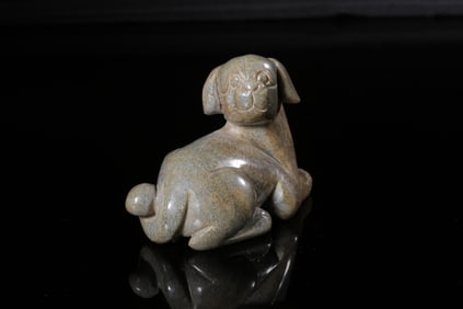 Chinese Jade Carved Dog