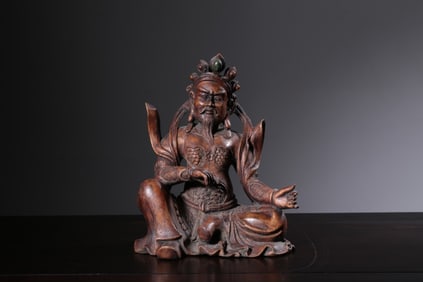Chinese Chengxiang Wood Carved Buddha