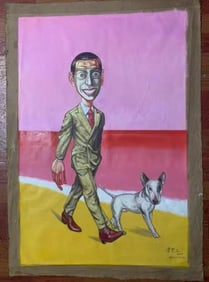 Oil on Canvas,Signed