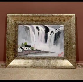 Oil on Canvas,Signed.