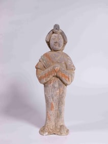 Chinese Terracotta Tomb figure of a Court Lady