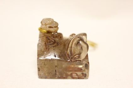 Chinese Crystal Carved Seal