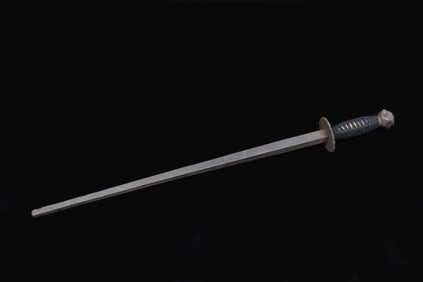 Antique Chinese Traditional Iron Rod Weapon