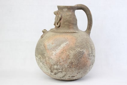 Terracotta Jug with anthropomorphic face