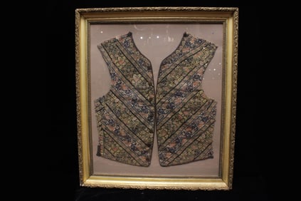 Antique Persian Vest in Frame