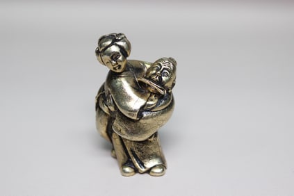 Japanese Metal Figurine Netsuke