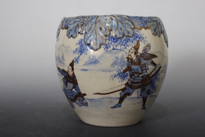 Japanese Hand-painted Porcelain jar