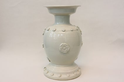 Chinese White Glazed Porcelain Vase