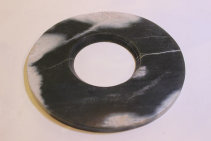 Chinese Jade Carved Bi Disc