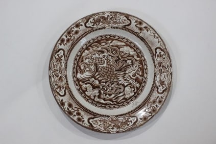 Antique Plate Glasgow Pottery for Export Market