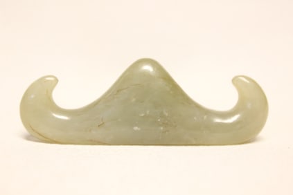 Chinese Jade Carved Brush Holder