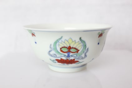 Chinese Doucai Porcelain Bowl
