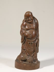 Chinese Carved Figure of Liu Hai
